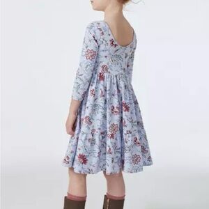 Janie and Jack the everyday 3/4 sleeve dress halogen blue floral size 16 nwot